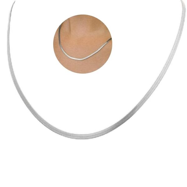 Silver thin snake charms