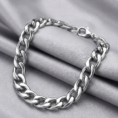 silver extra chain bracelet