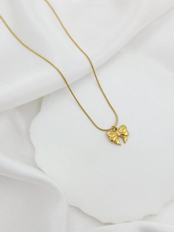 golden bow Pendant
