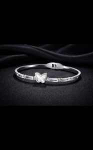 Charms Silver Butterfly Stainless Steel Bracelet - The Extra