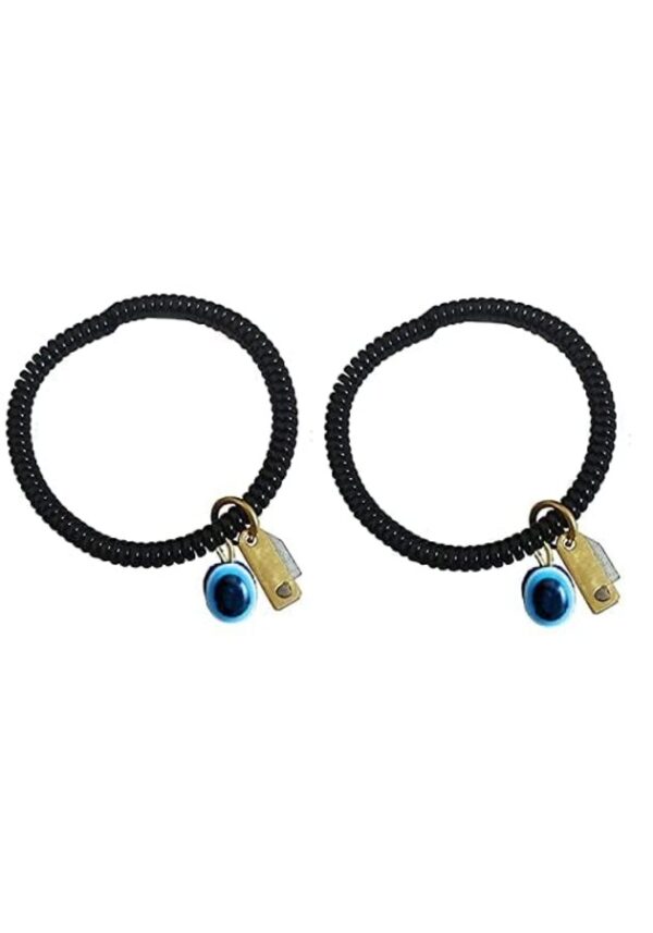 Unisex Black Beads Bracelet