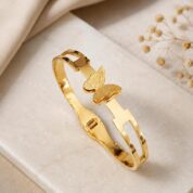 Golden Butterfly Bracelet