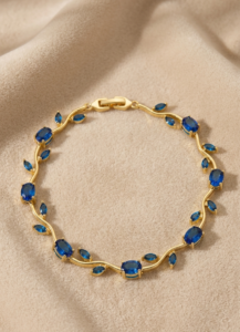 Royal Blue Tulip Bracelet