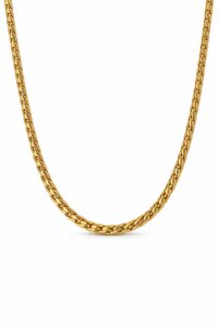 The Extra Charms Unisex Gold Stainless Steel Chain