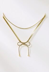 Double Layer Bow Chain - The Extra