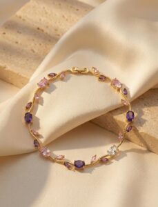 multi color tulip bracelet
