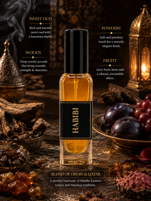 Habibi_ Luxurious oud and fruit blend Habibi_ Luxurious oud and fruit blend