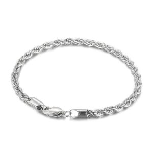 Silver Rope Chain Bracelet - The Extra